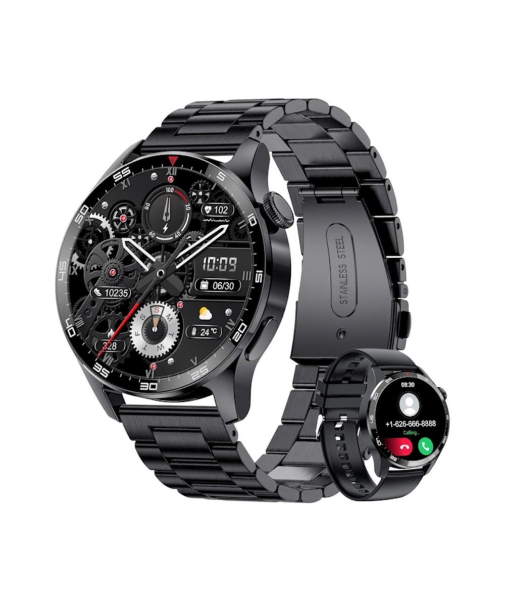 Watch Spor 46mm Amoled Ekran Yuvarlak Kasa 1.52 Inç Erkek Akıllı Saat Iphone Huawei Xiaomi Uyumlu 8
