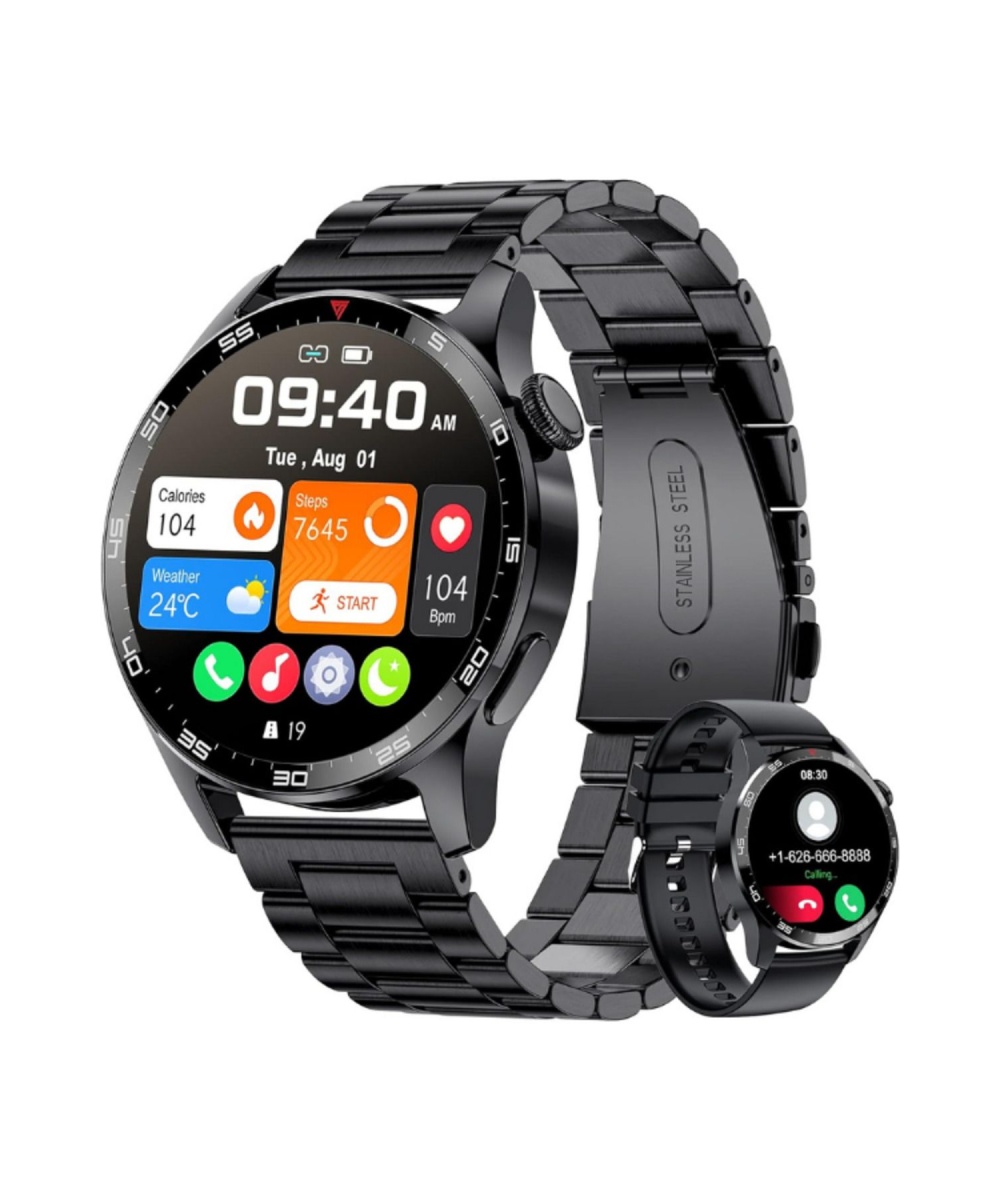 Smartwatch Spor Yuvarlak Kasa Amoled Sesli Görüşmeli Akıllı Saat Huawei Iphone Xiaomi Samsung Uyumlu
