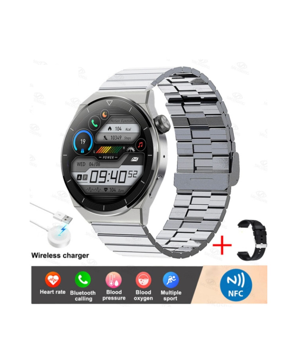 Smartwatch Spor Yuvarlak Kasa Tam Ekran Sesli Görüşmeli Akıllı Saat Huawei Iphone Xiaomi Uyumlu 7-8