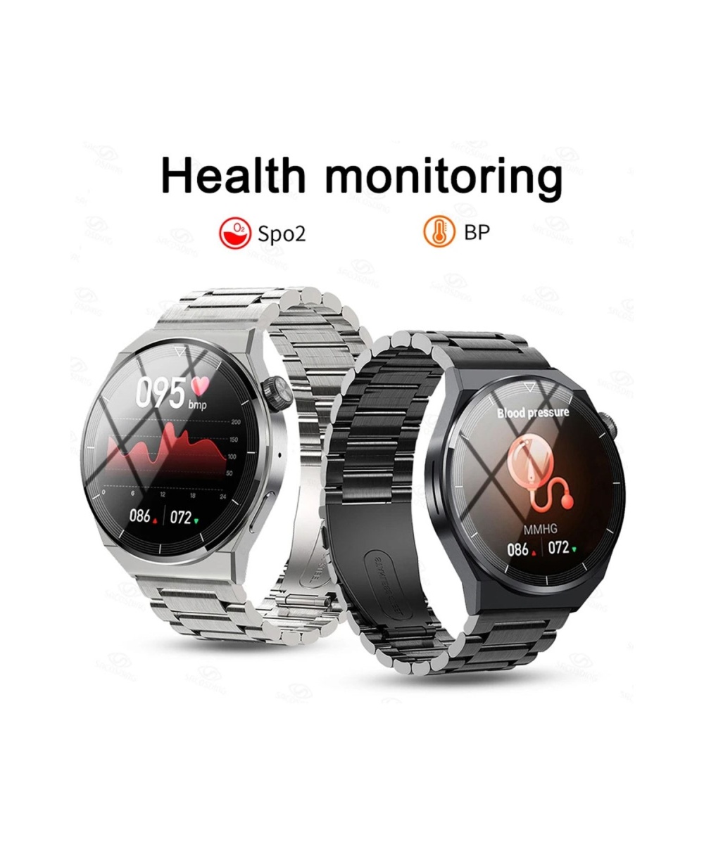 Smartwatch Spor Yuvarlak Kasa Tam Ekran Sesli Görüşmeli Akıllı Saat Huawei Iphone Xiaomi Uyumlu 7-8