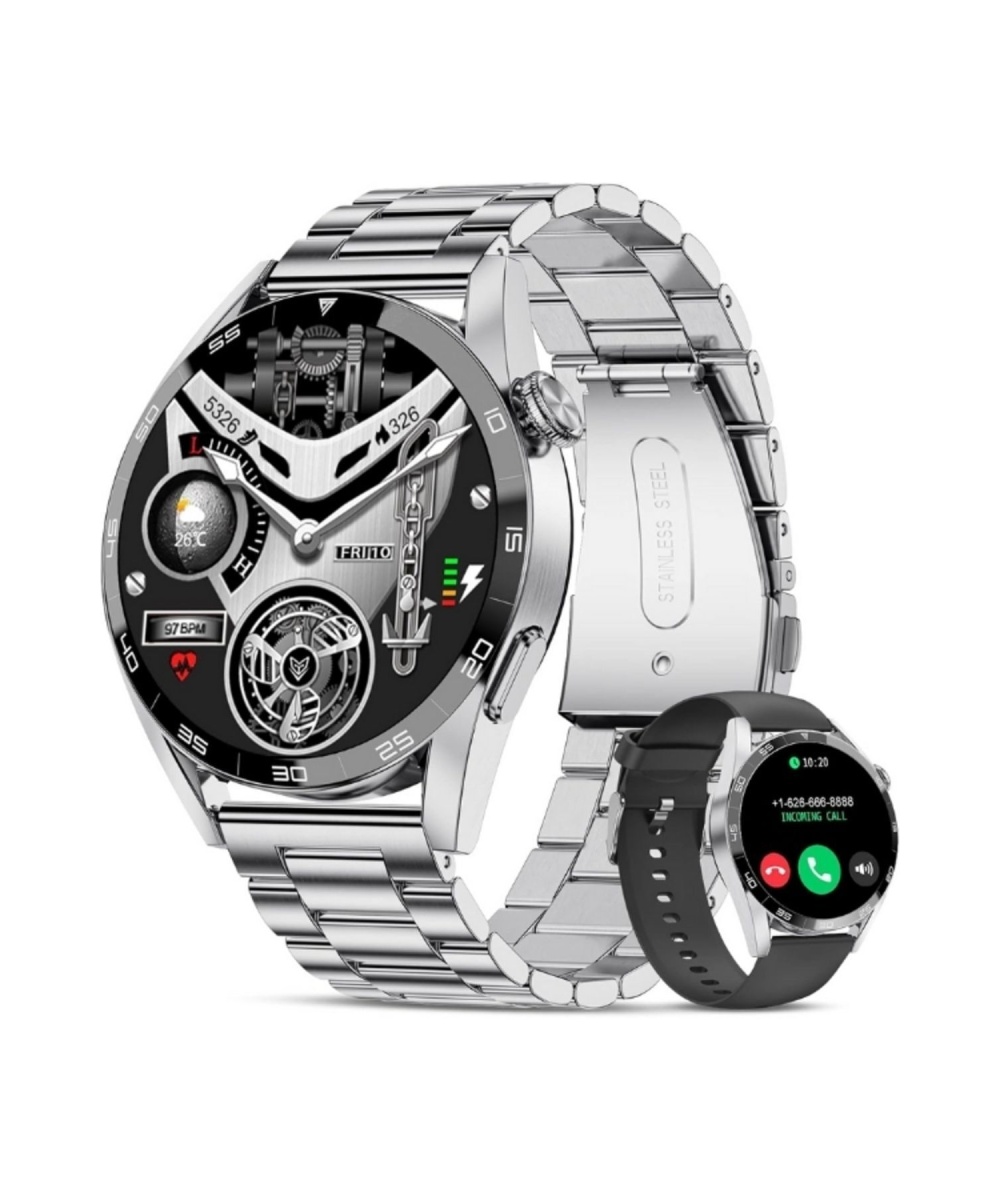 Yeni Watch Spor Erkek Amoled Ekran Akıllı Saat Arama Yapan,nfc,gps,sağlık Iphone Huawei Uyumlu 8-9