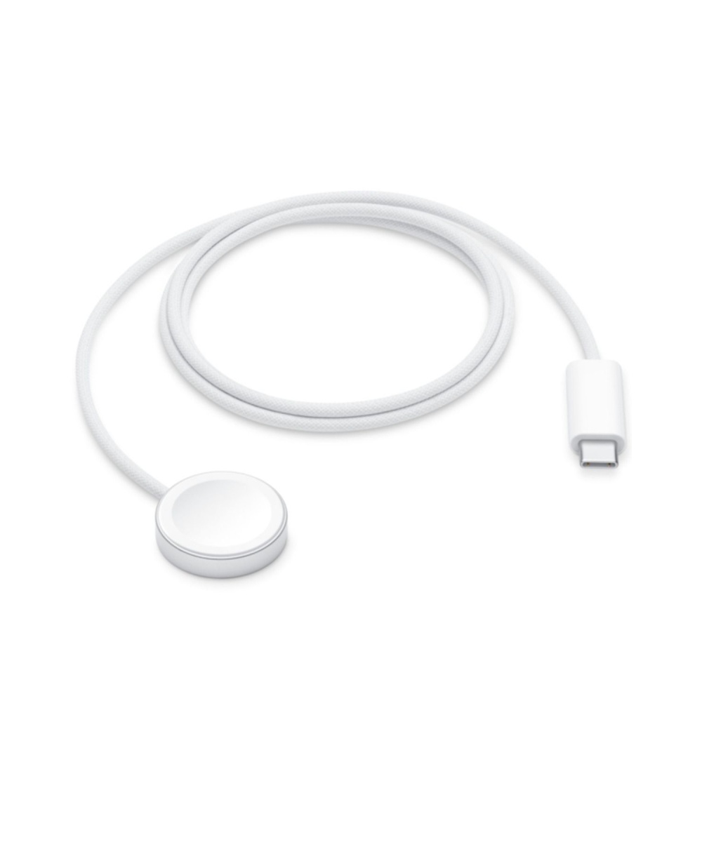 Apple Watch 7, 8, 9, 10 Uyumlu Manyetik USB-C Hızlı Şarj Kablosu Metre Akıllı Saat Şarj Aleti Type-C