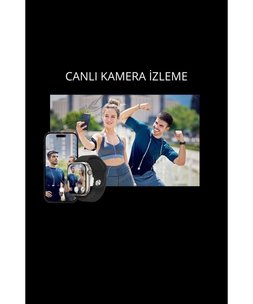 HK9 Pro Max+ Plus Akıllı Saat - AMOLED Ekran,Yapay Zeka,Sesli Görüşme Huawei iPhone Uyumlu Watch 8,9