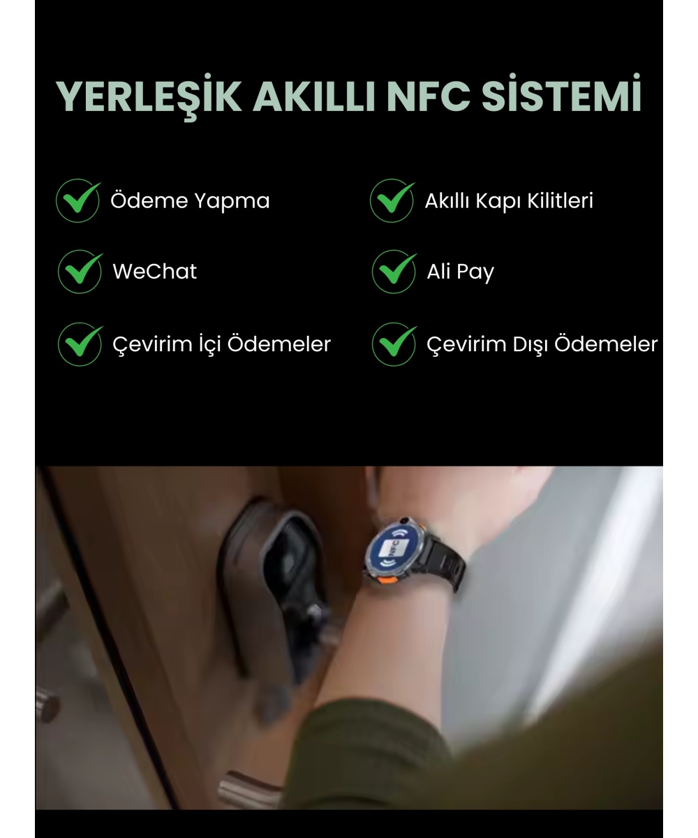 Watch PG 4G LTE Yuvarlak Akıllı Saat 64GB SIM Kartlı Kameralı WiFi Çocuk Ve Yetişkin Huawei iPhone Uyumlu 8 9 10