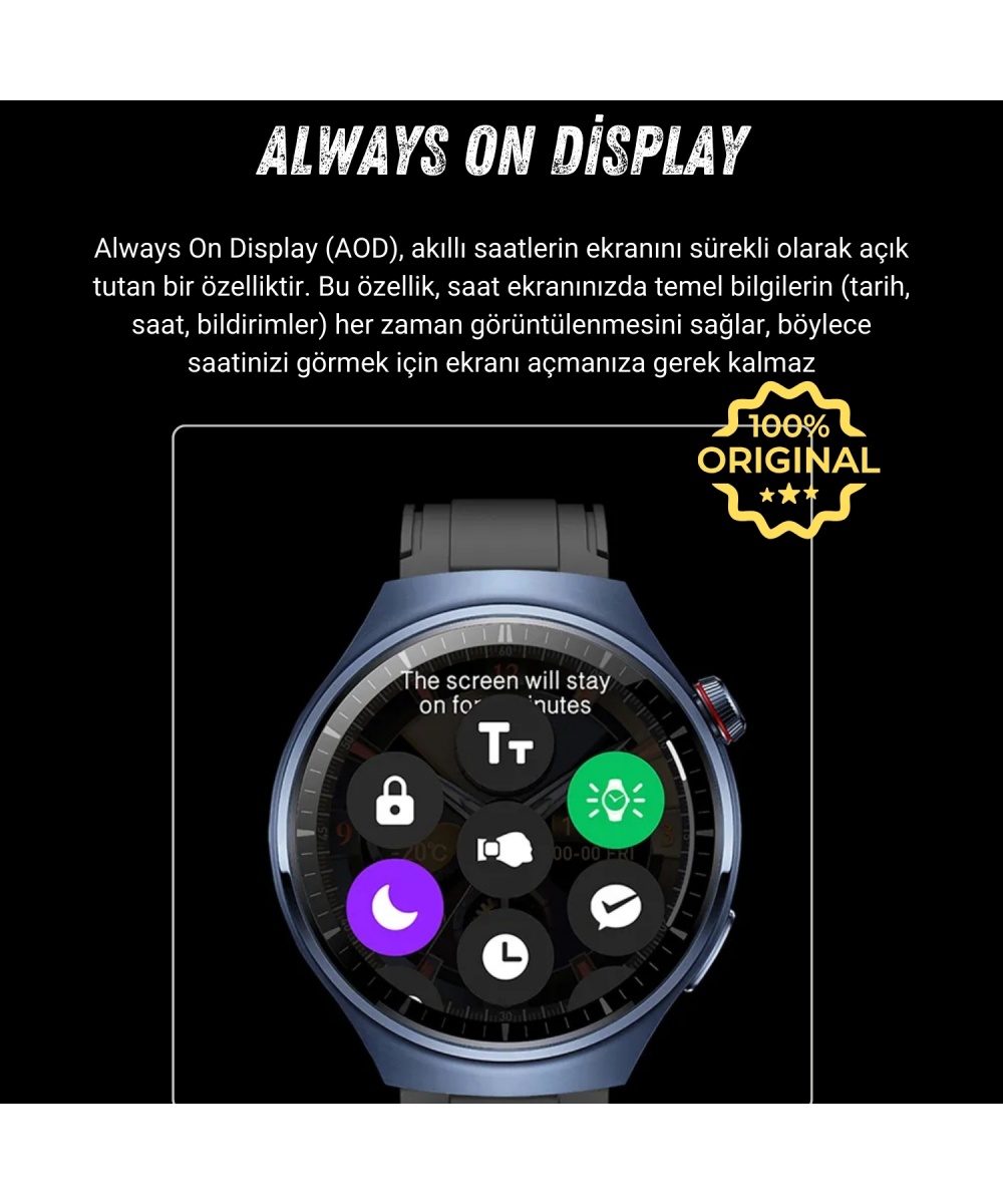 2025 HK8 Hero Akıllı Saat - AMOLED Ekranlı, Sesli Arama Özelliği, Huawei iPhone Uyumlu Watch 8-9-10