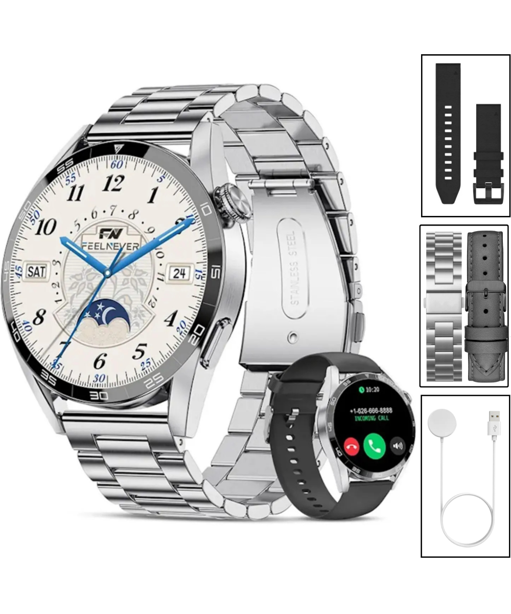 Watch GT3 PRO Erkek Akıllı Saat, Klasik AMOLED Sesli Görüşme,NFC Android iPhone Huawei Uyumlu 8,9,10