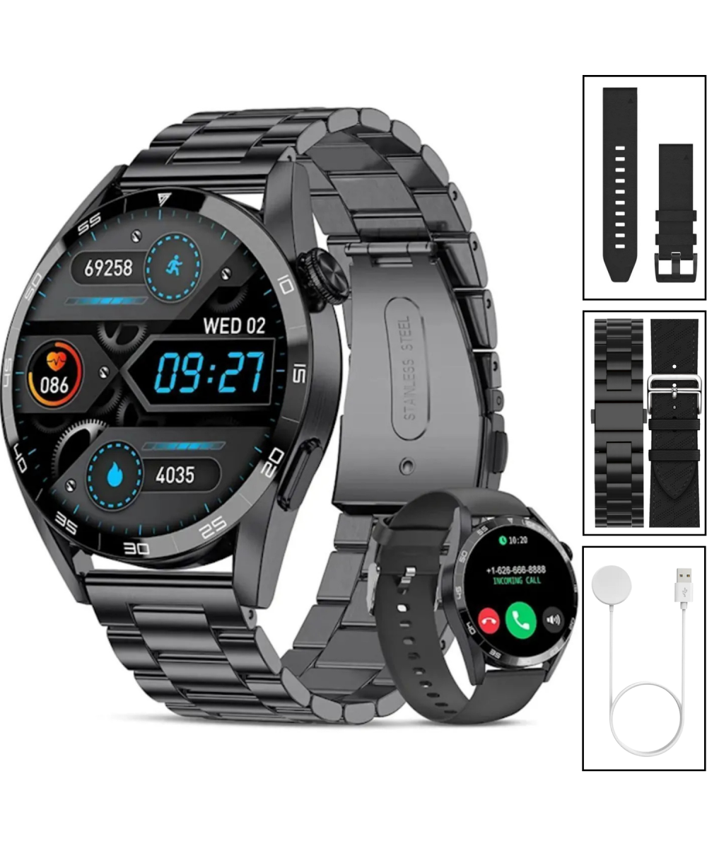 Watch GT3 PRO Erkek Akıllı Saat, Klasik AMOLED Sesli Görüşme,NFC Android iPhone Huawei Uyumlu 8,9,10