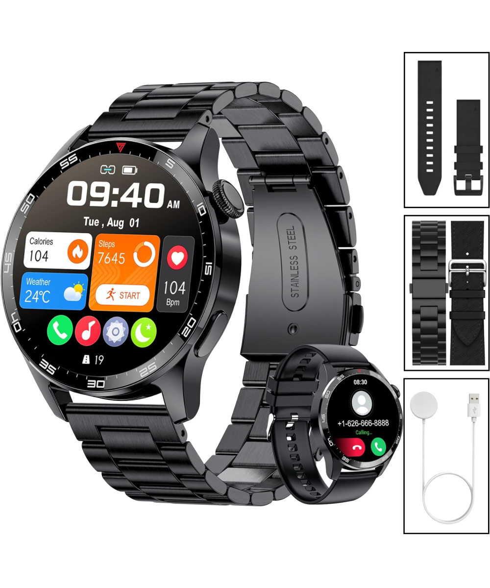 Watch GT3 PRO Erkek Akıllı Saat, Klasik AMOLED Sesli Görüşme,NFC Android iPhone Huawei Uyumlu 8,9,10