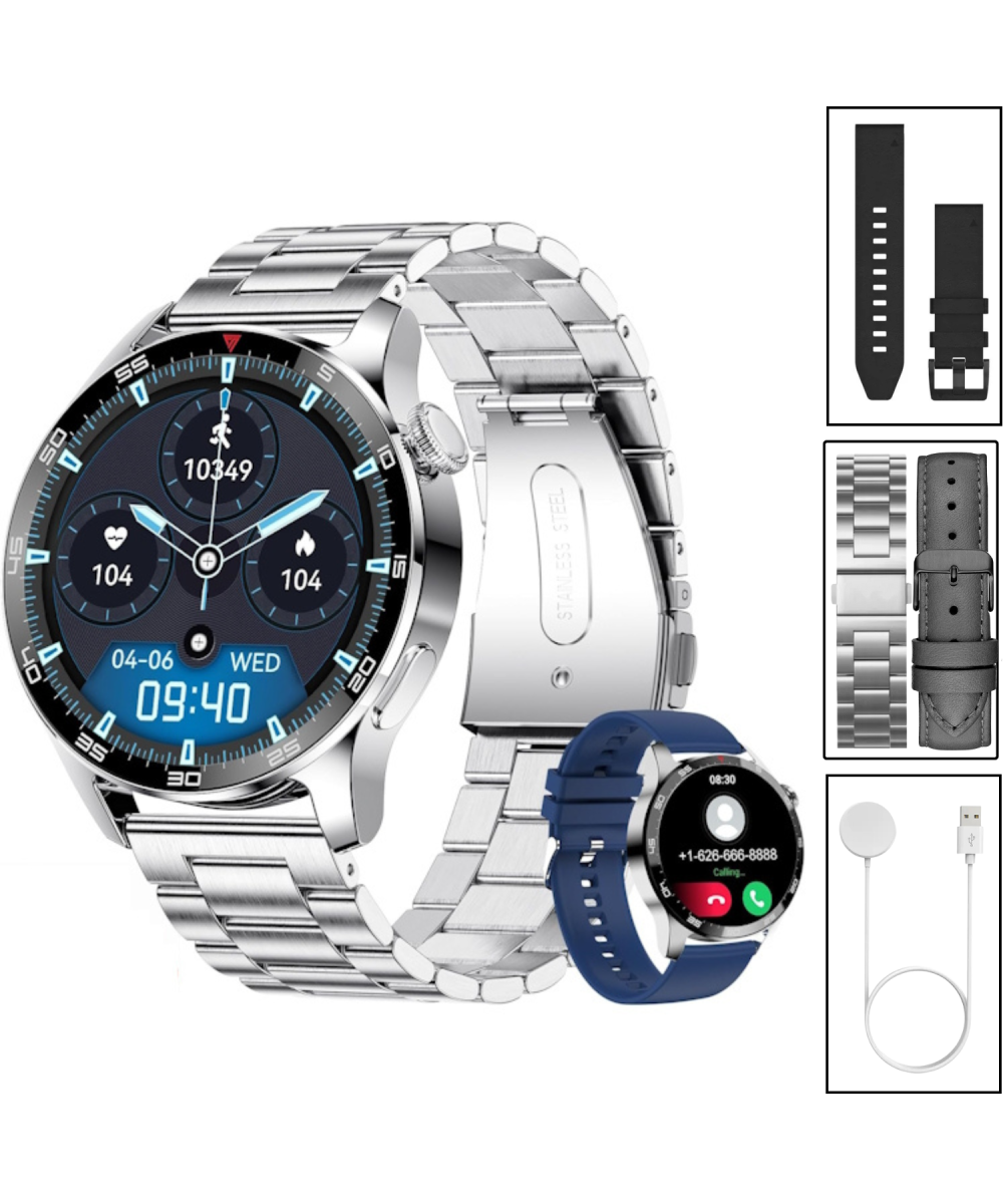 Watch GT3 PRO Erkek Akıllı Saat, Klasik AMOLED Sesli Görüşme,NFC Android iPhone Huawei Uyumlu 8,9,10