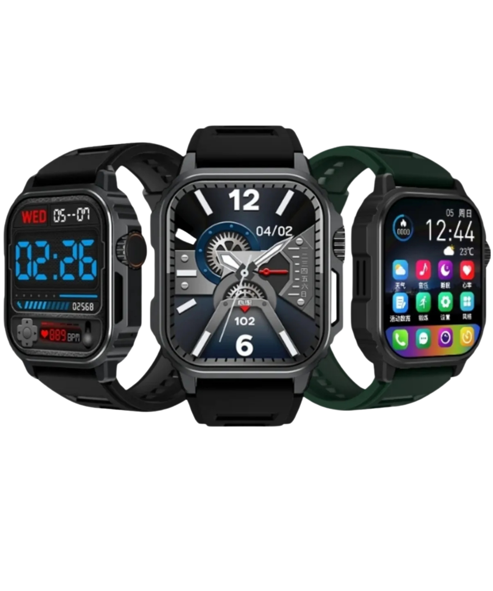 Watch Ultra TW11 Siyah AMOLED Ekranlı Akıllı Saat, Su Geçirmez GPS NFC iPhone  Huawei Uyumlu 8,9,10