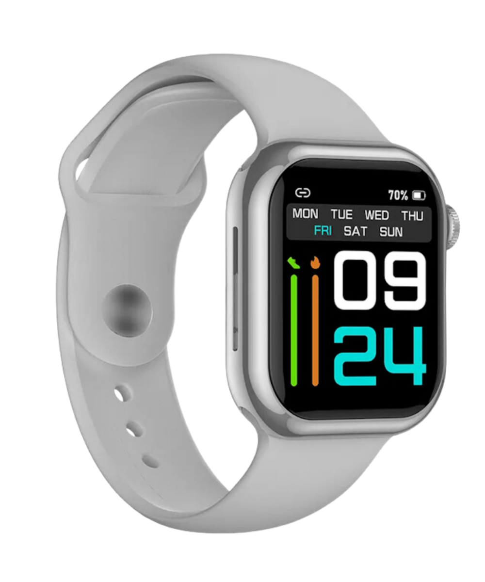 Watch S 10  Pro Max 45mm GRİ Akıllı Saat - 7 Kordonlu Arama Yapabilen, iPhone, Huawei, Uyumlu 8,9