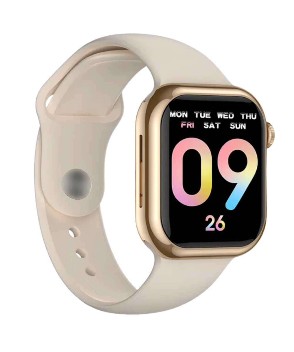 Watch S 10  Pro Max 45mm Gold Akıllı Saat - 7 Kordonlu Arama Yapabilen, iPhone, Huawei, Uyumlu 8,9