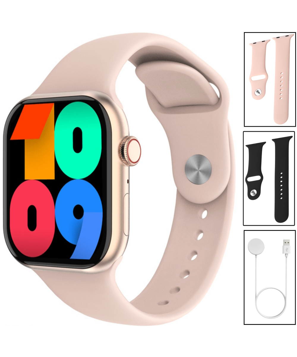 Watch HW 9 Gold 41mm – AMOLED Tam Dokunmatik Kadın Akıllı Saat Android, iPhone & Huawei Uyumlu 8,10