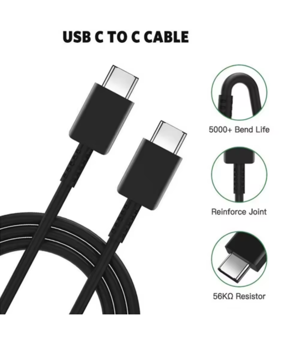25W PD Hızlı Şarj Cihazı Type-C Adaptör,Kablo Seti - Samsung Galaxy Uyumlu S 21,22,ULTRA NOTE A Seri
