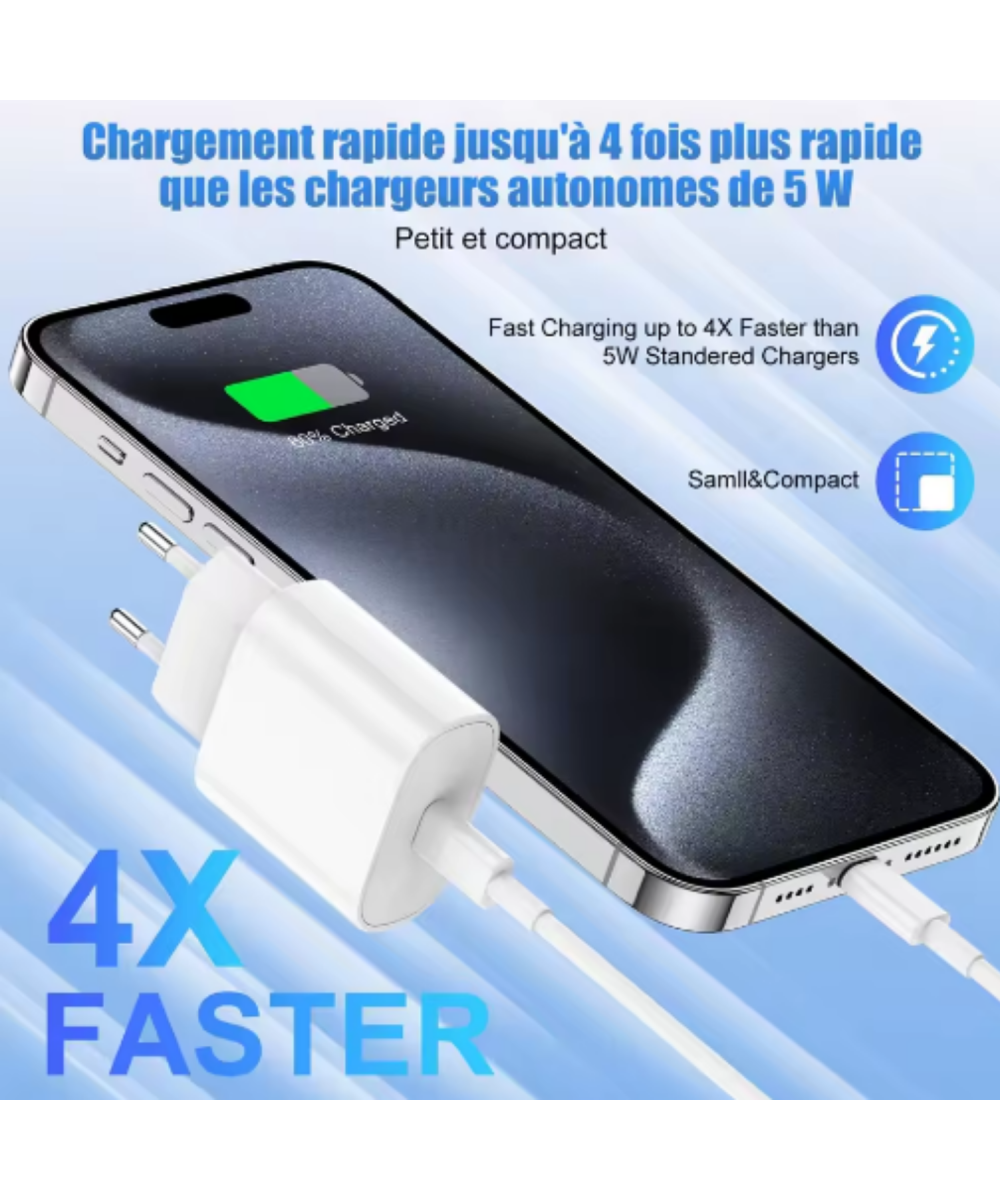 20W PD Hızlı Şarj Cihazı Tüm Serilerle Uyumlu Şarj Aleti Kablo Adaptör iPhone 11/12/13/14/Pro Max