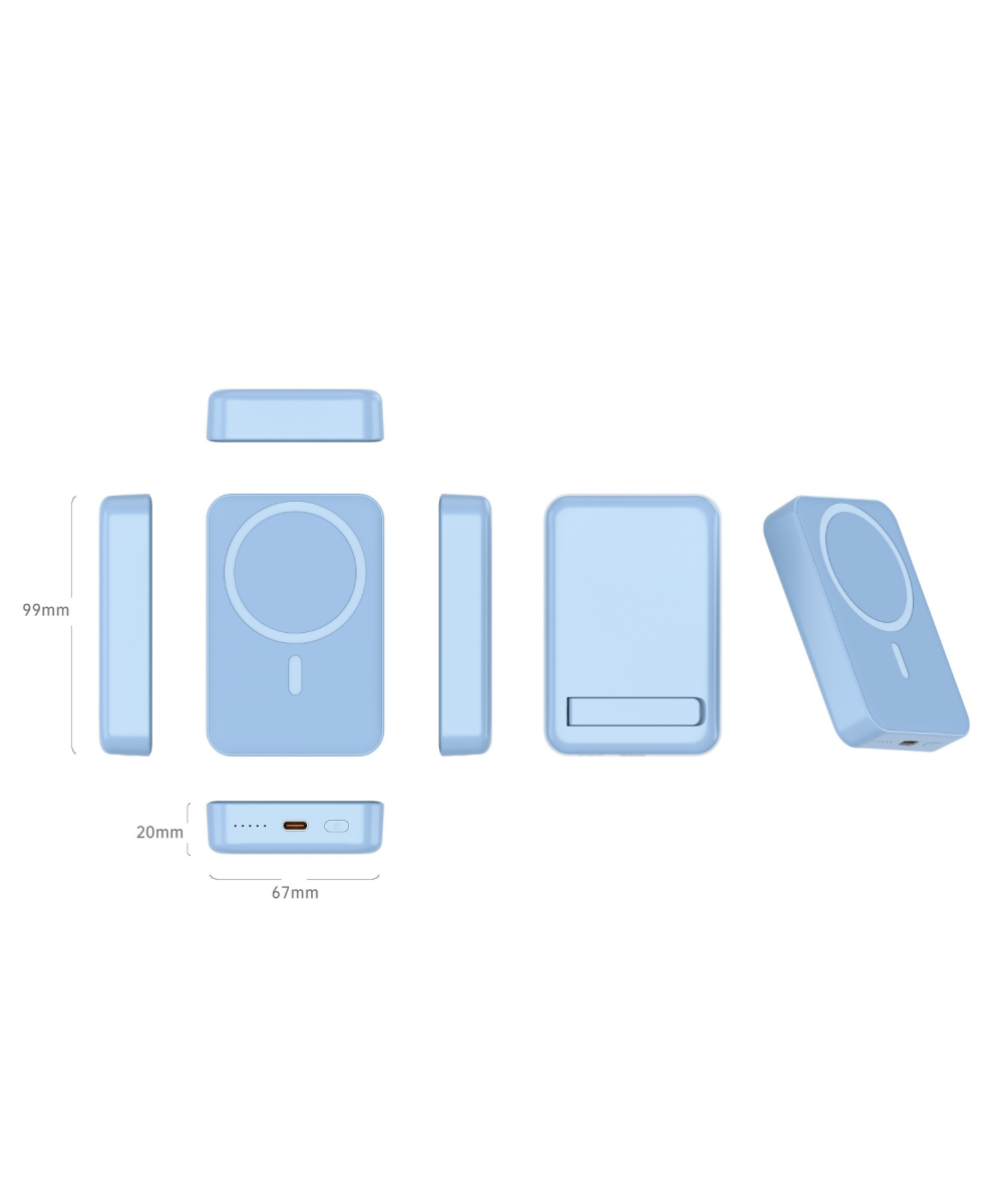 NT-PW32 15W + 20W PD 10000 MAh Magsafe Powerbank (Mavi) NT-104923