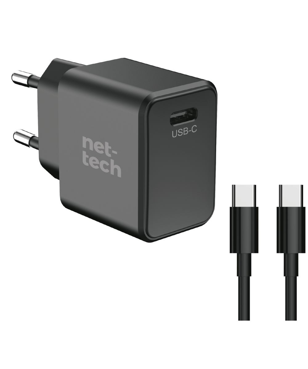 NT-HCH04 PD GaN Prime 30W Type-C To Type-C Şarj Aleti (Siyah) Samsung Huawei Oppo Xiaomi