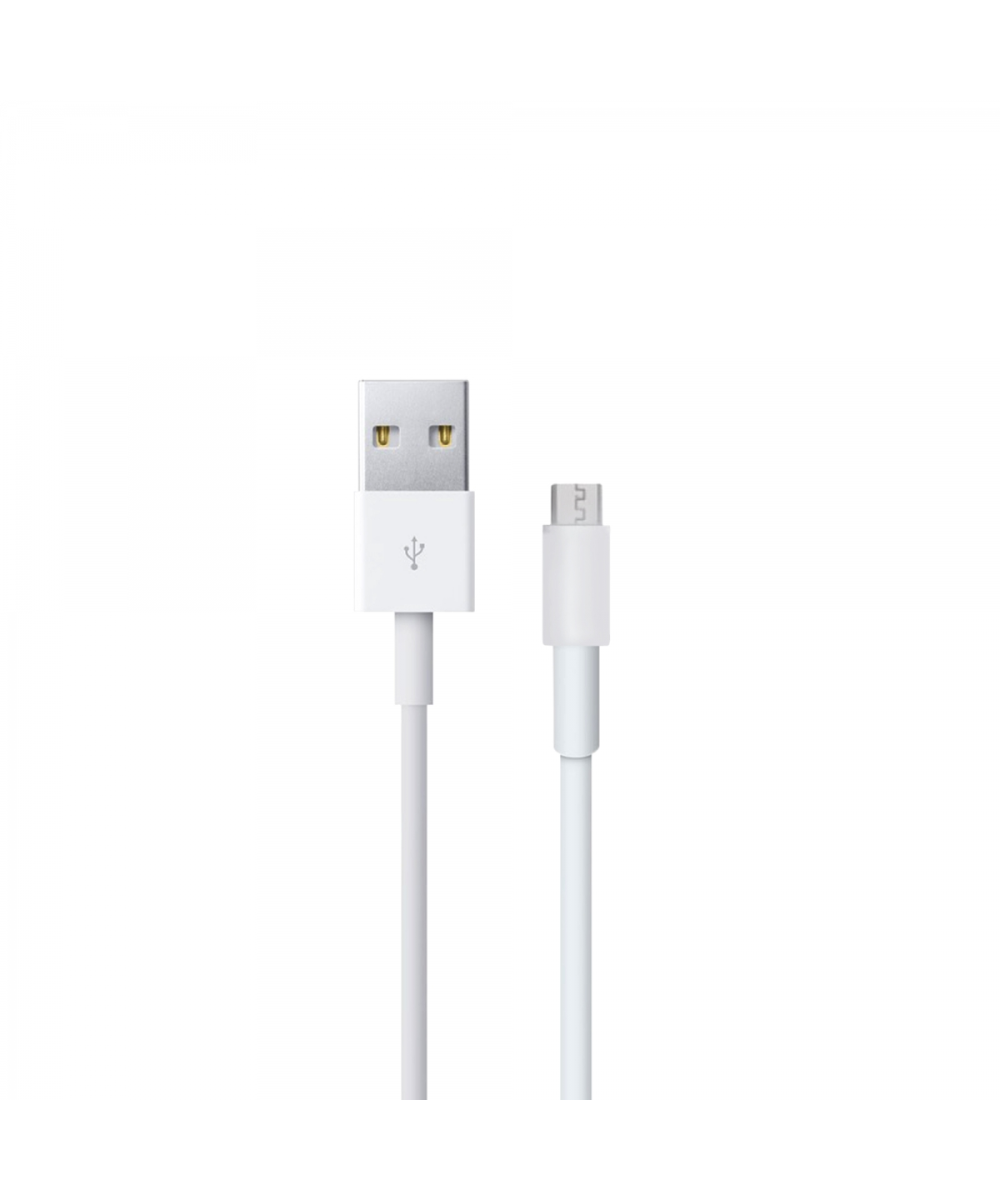 1 Metre Usb & Micro Hızlı Şarj ve Data Kablosu (Beyaz) Samsung OPPO Hauwei Uyumlu