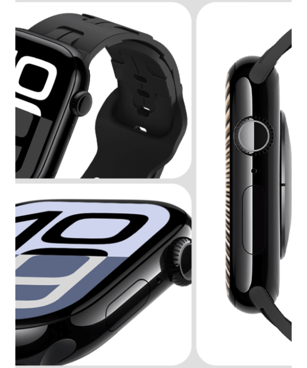 Watch HK 10 + Mini Plus Uzay Gri AMOLED Ekranlı Akıllı Saat 41mm, 2GB Depolama, iPhone & Huawei Uyumlu 8,9,10