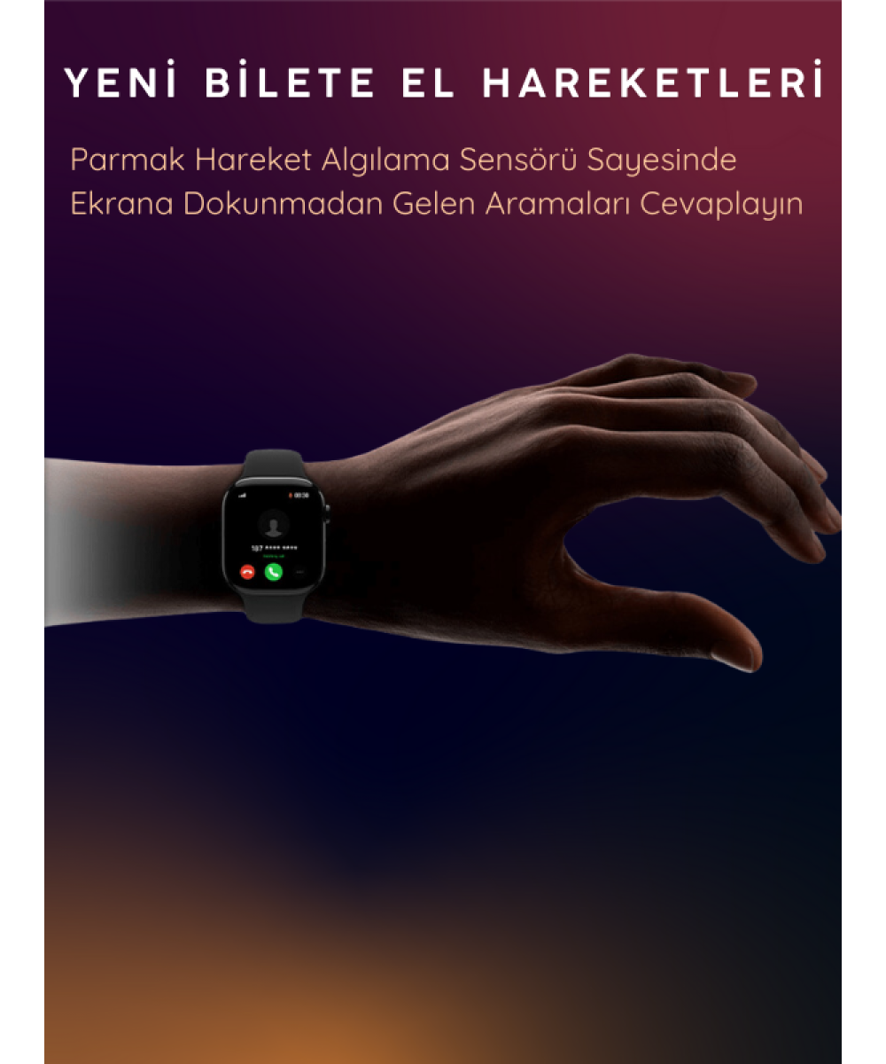 Watch HK 10 + Mini Plus Uzay Gri AMOLED Ekranlı Akıllı Saat 41mm, 2GB Depolama, iPhone & Huawei Uyumlu 8,9,10