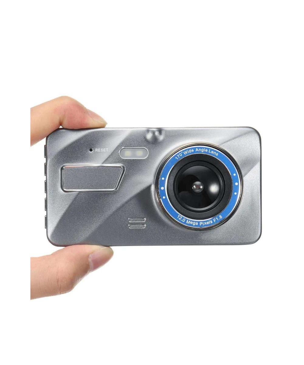 C-659 FHD 32GB Vakumlu Araç İçi Kamerası 4.0 inç Ön+Arka Kamera Full HD 1080p Geri Görüş Kameralı