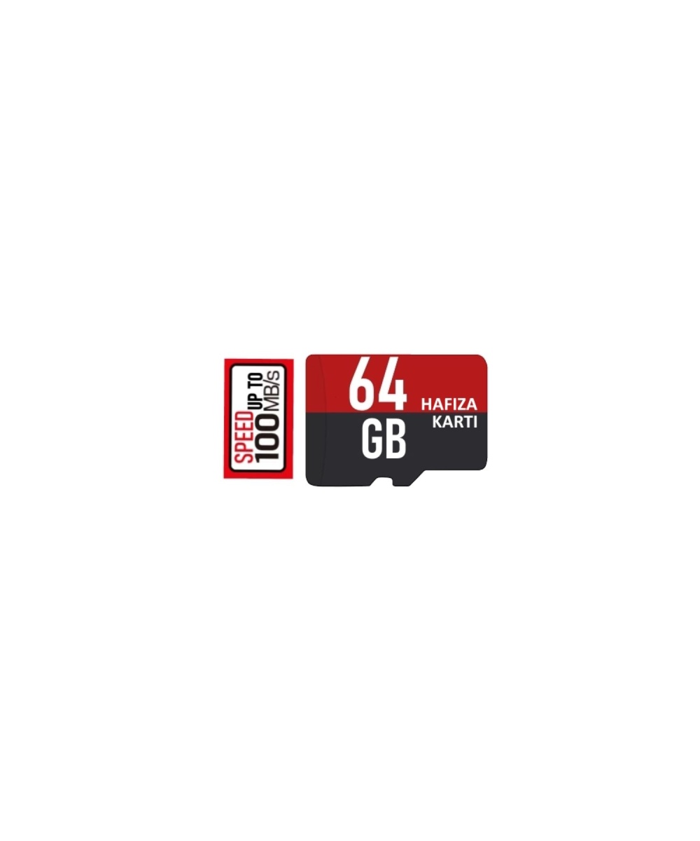 UHS-3 64 GB Hızlı Micro SD - TF Hafıza Kartı +Adaptör Hızlı Telefon Ve Kamera 100mb/s Class 10 4K Bellek Video Kayıt