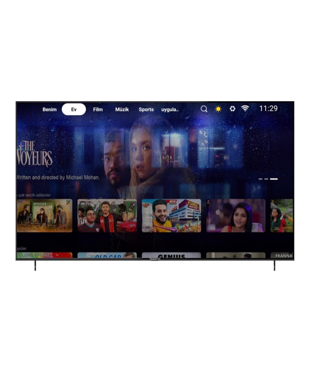 Telenova 40 inc 102 Ekran Full HD Android TV Smart TV Uydu Alıcılı Netflix YouTube Destekli HDR WiFi