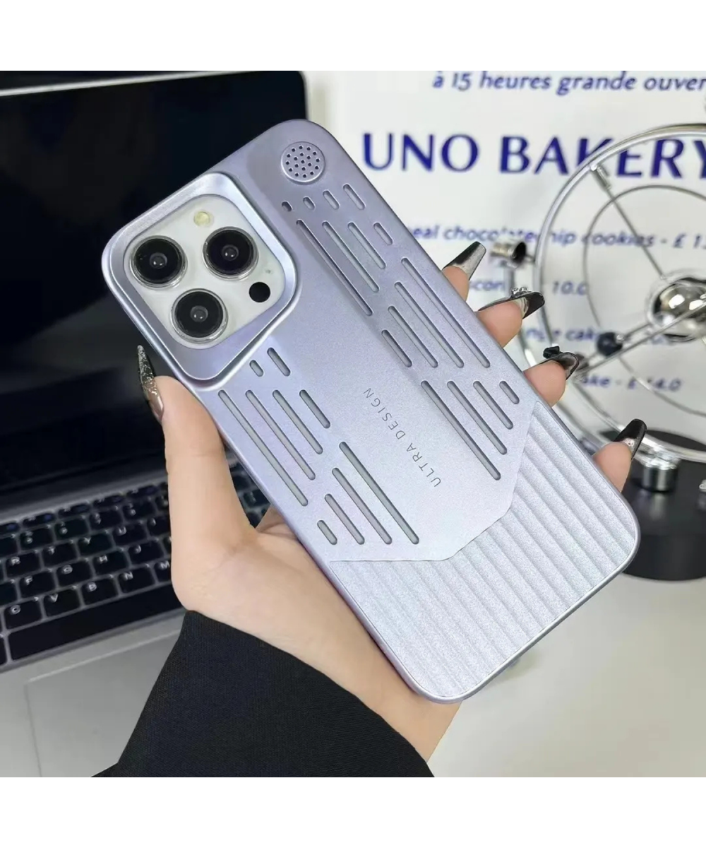 iPhone 14 PRO Lüks Kokulu Telefon Kılıfı | Ultra Design & Darbeye Dayanıklı Kılıf (Gri)