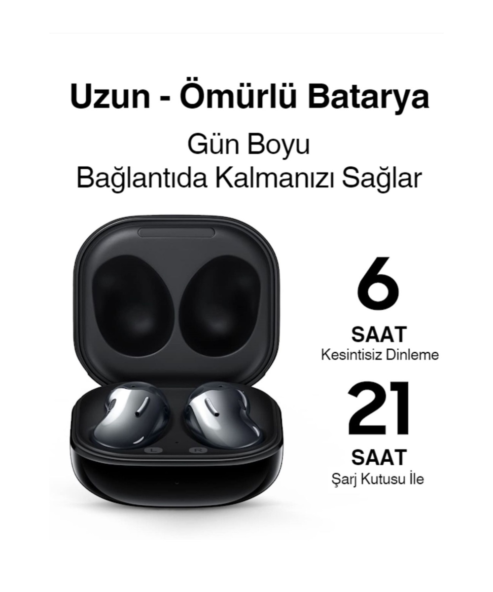 Samsung Galaxy Uyumlu Buds Live Aktif Gürültü Engelleme Tws Kulakiçi Kablosuz Bluetooth Kulaklık