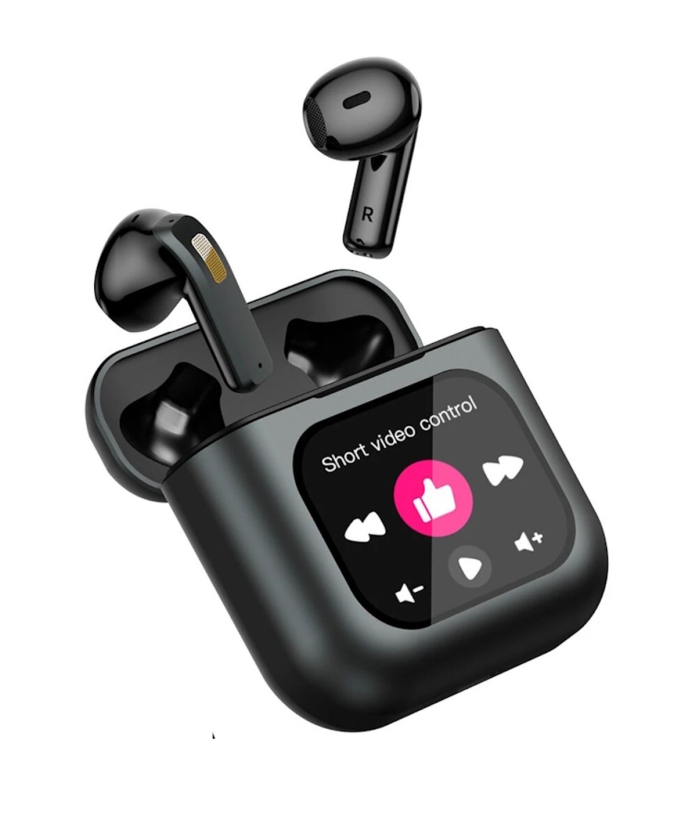 TWS K1 Akıllı Bluetooth Kulaklık ENC Dokunmatik Ekranlı 8GB Hafıza Sesli Görüşme Kulak İçi Kulaklık
