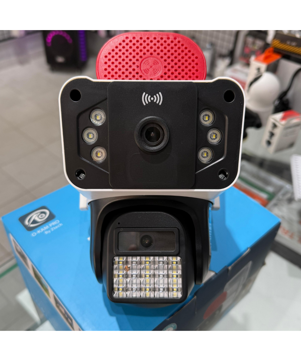 WİFİ 6MP IP Güvenlik Kamerası 128 GB | Hareketli Kablosuz, Gece Görüşü, Kişi Takibi, Türkçe Sesli Görüşme Dış iç Kamera O-Kam 3041