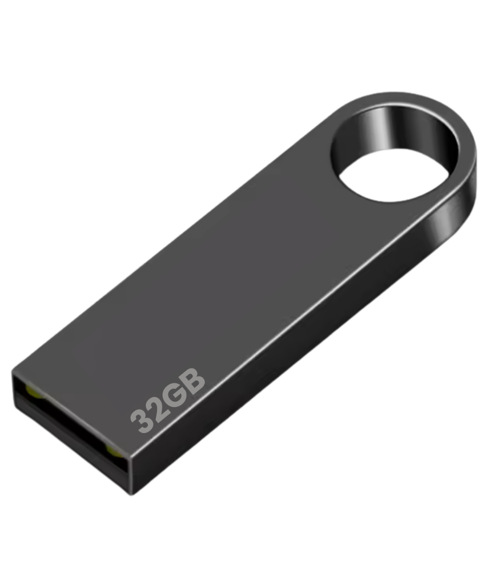 Concord 32GB USB 2.0 Flash Bellek | Dayanıklı Metal Kasa, Hızlı ve Güvenli Depolama Taşınabilir Depolama
