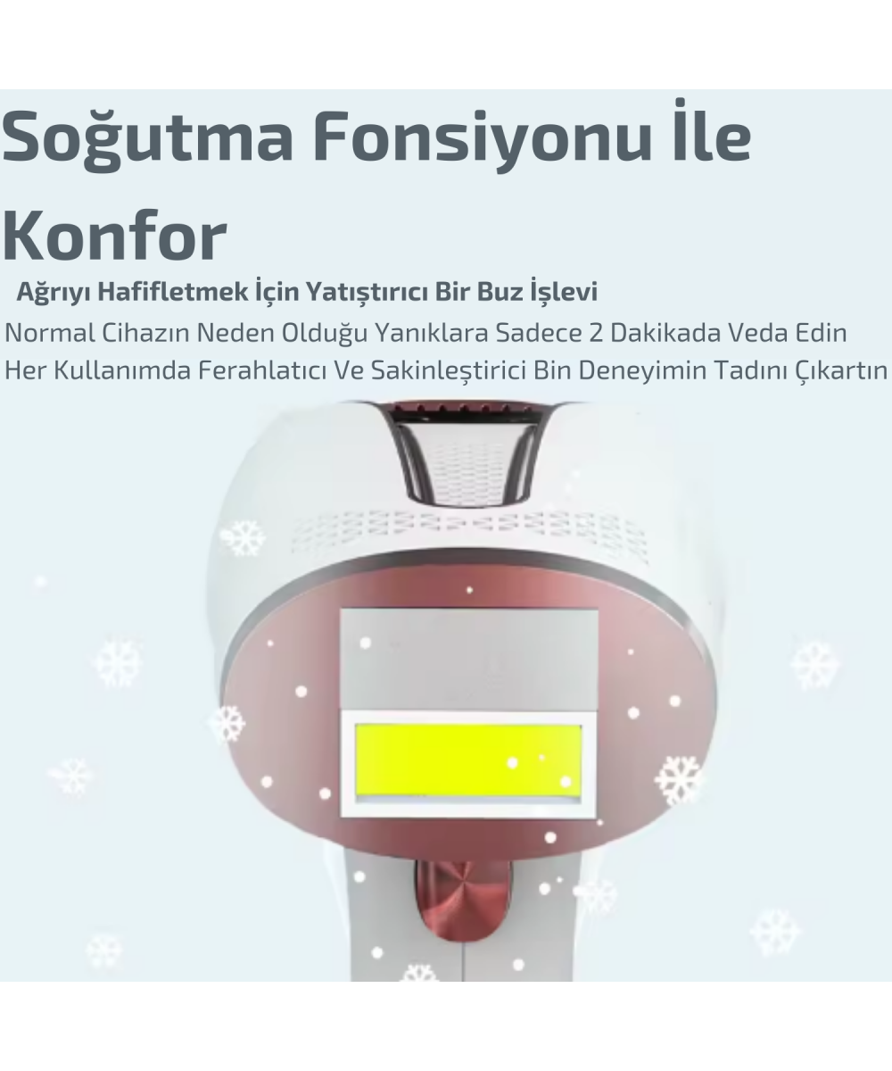 BRL- 10 IPL Buz Lazer Epilasyon Cihazı – 999.999 Atım Dokunmatik Ekran Ağrısız Otomatik Manuel Modlu