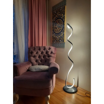 Led Lambader Modern 3Renk - Snake 140 cm