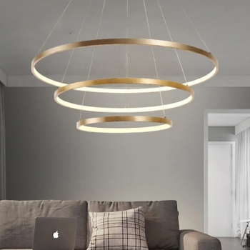 Led Avize Sarkıt Gold - Toronto 60 cm