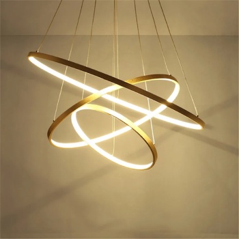 Led Avize Sarkıt Gold - Oxygen 80 cm