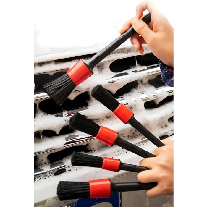 Oto Araç Detaylı Temizlik Fırça Seti 5li