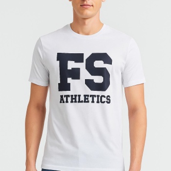 Nudiva Erkek Beyaz Baskılı Bisiklet Yaka T-Shirt Normal Kesim S Beden