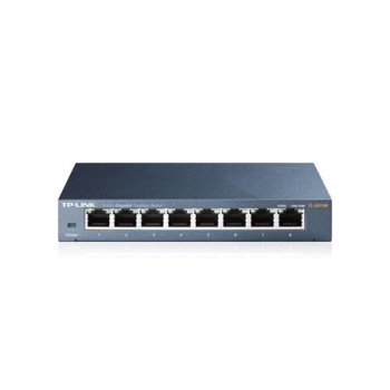 TP-LINK TL-SG108 8 PORT GIGABIT MASAÜSTÜ METAL KASA SWITCH