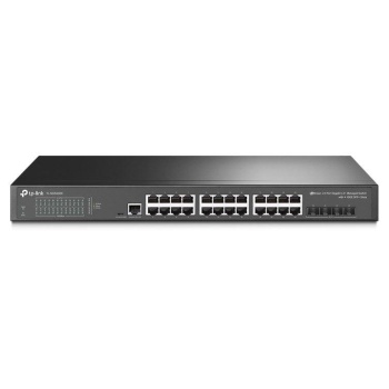 TP-LINK OMADA TL-SG3428X 24 PORT GIGABIT+4X10GIGABIT SFP+ UPLINK L2+ YÖNETİLEBİLİR RACKMOUNT SWITCH