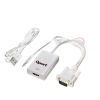 QPORT Q-VH VGA TO HDMI DÖNÜŞTÜRÜCÜ + SES KABLOSU (VGA+HDMI)