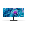 34 PHILIPS 346E2CUAE/00 4MS 100MHZ 1XHDMI 1XDP WQHD USB-C HOPARLÖR YÜKSEKLİK AYARI CURVED VESA SİYAH