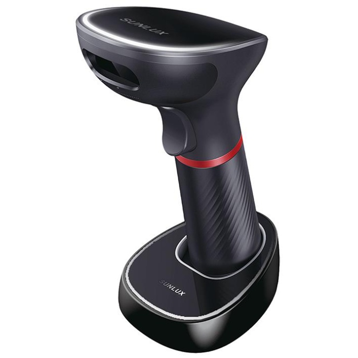 SUNLUX XL-9610 2D KAREKOD KABLOSUZ USB BARKOD OKUYUCU + CRADLE