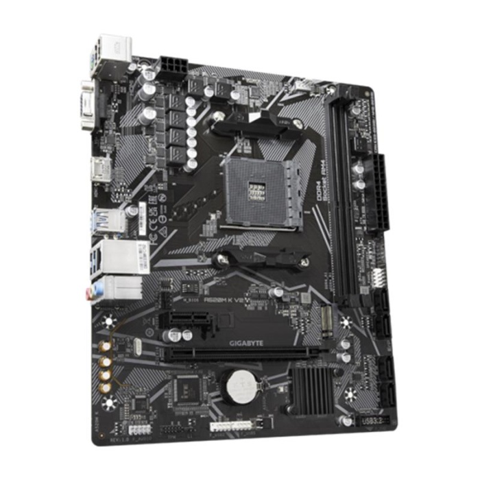 GIGABYTE A520M-K V2 DDR4 5100MHZ 1XVGA 1XHDMI 1XM.2 USB 3.2 MATX AM4 (AMD AM4 5000/4000 /3000 SERİSİ İLE UYUMLU)