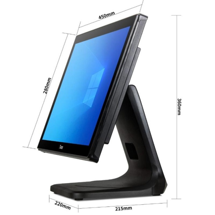 TIWOX TP-7650 18.5 I7 5.NESİL 128GB NWME SSD 8GB DDR4 RAM 1366X768 DOKUNMATİK POS PC