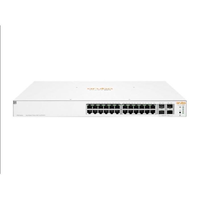 HPE ARUBA ION 1930 JL683B 24 PORT GIGABIT+4X10GB SFP YÖNETİLEBİLİR 195W POE SWITCH