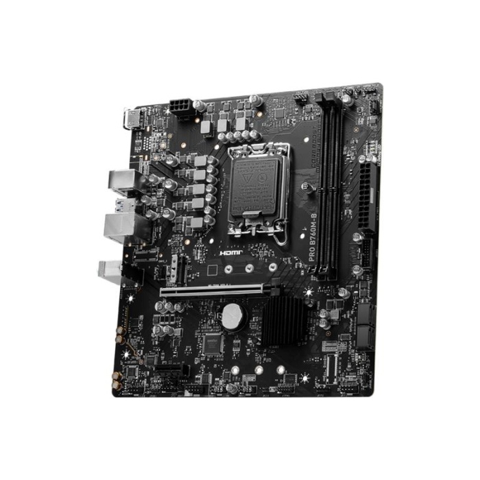 MSI PRO B760M-B DDR4 6400MHZ 1XHDMI 1XM.2 USB 3.2 MATX 1700P (12. / 13. VE 14. NESİL İŞLEMCİ UYUMLU)