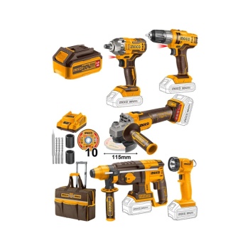 Ingco CKLI2019 Li-ion Akülü Kombo Set 5li