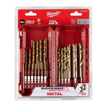 Milwaukee Metal Matkap Ucu Hex Girişli 19 Parça - 4932493866