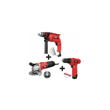 Attlas Eco Set 3G Li Darbeli Matkap + Taşlama + Akülü Matkap - A0602027